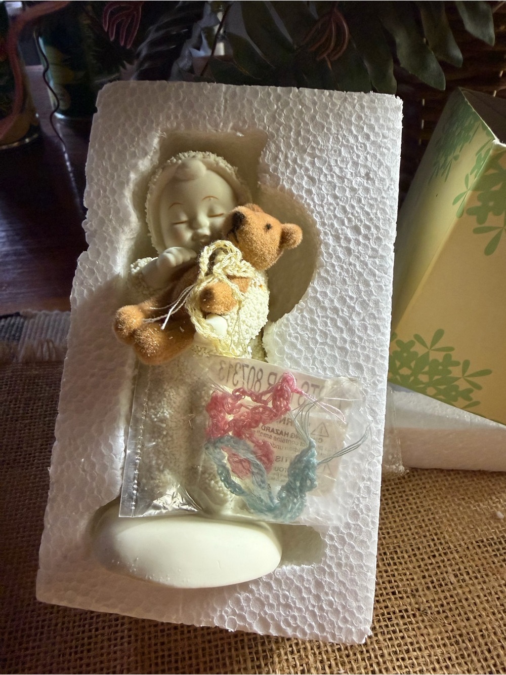Department 56 snowbabies tickle me teddy original box